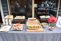 A GARDEN WEDDING RECEPTION